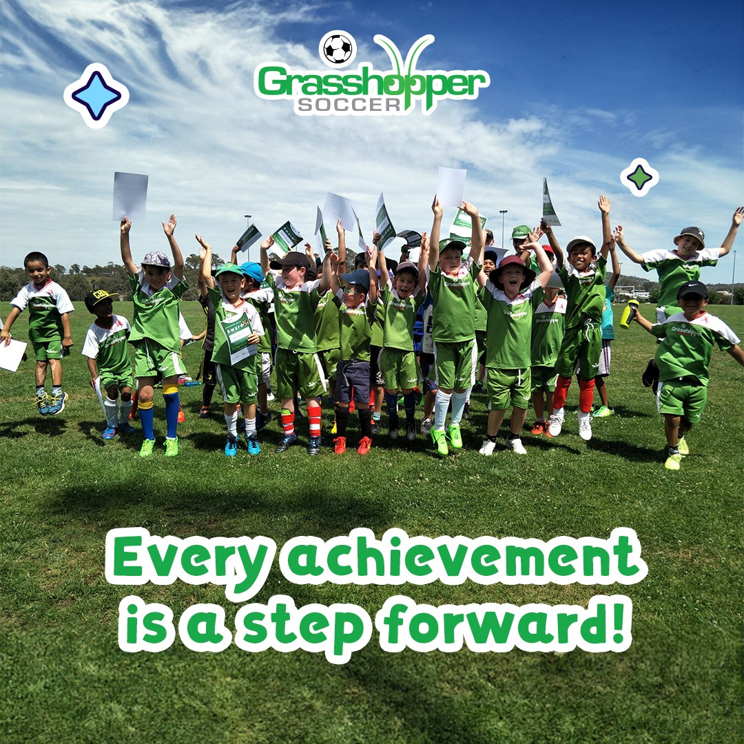 Grasshopper Soccer children enjoying a fun and successful Term 1 2026 session